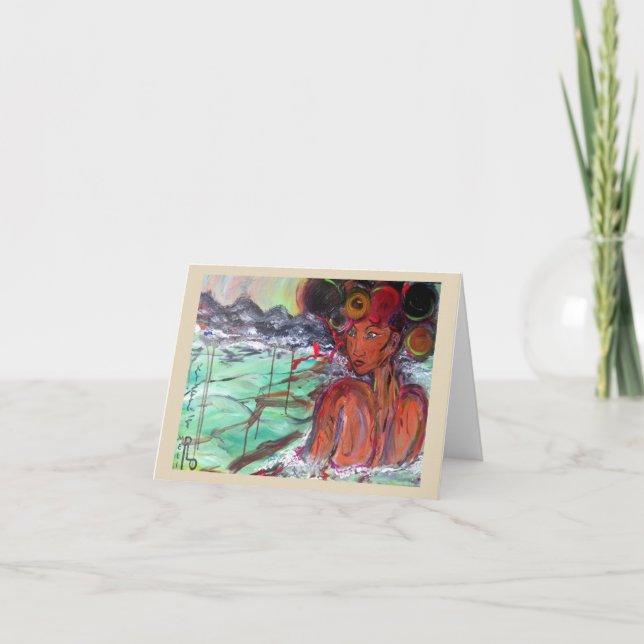 Cartão de Nota de Goodese de Água Saato (Frente)