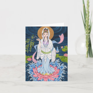 Cartão de nota de Guan Yin