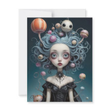 Cartão de Nota de Halloween