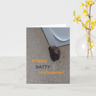 Cartão de Nota de Halloween Maluco