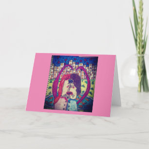 Cartão de nota de Heart Kissful BY: Katie Yonker