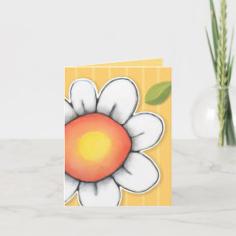 Cartão de Nota de Joy Daisy Joy