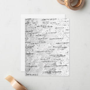 Cartão de Nota de Latido de Birch