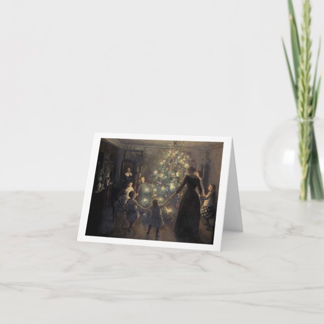 Cartão de Nota de Natal Feliz (Frente)