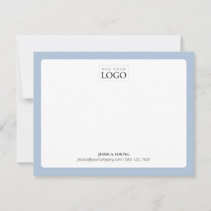 Cartão de Nota de Negócios com Logotipo de Cor Sim