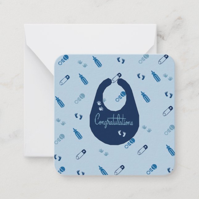 Cartão de Nota de Novos Pais: (Frente)