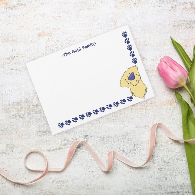 Cartão de Nota de Ouro de Cubo Personalizado Retri (Criador carregado)