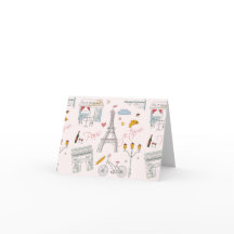 Cartão de Nota de Paris