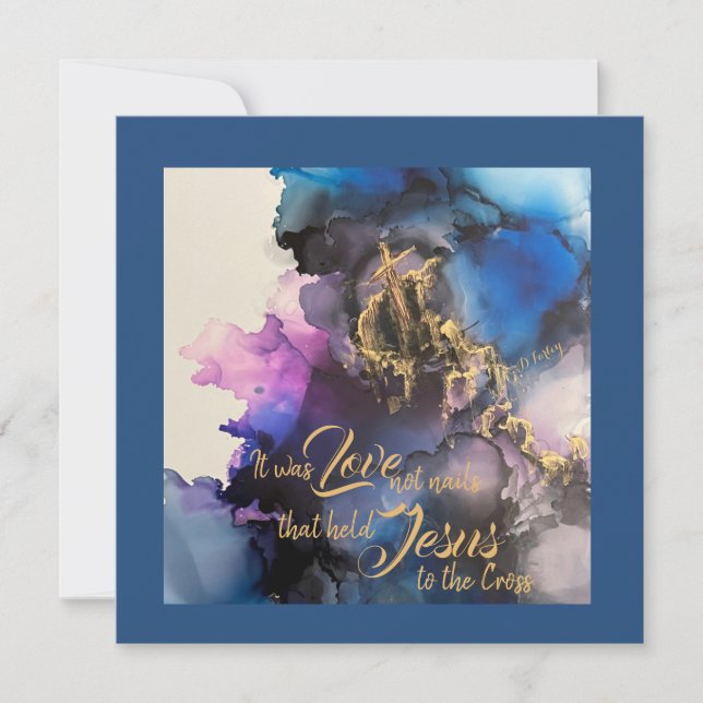 Cartão de Nota de Páscoa Aleluia (Frente)