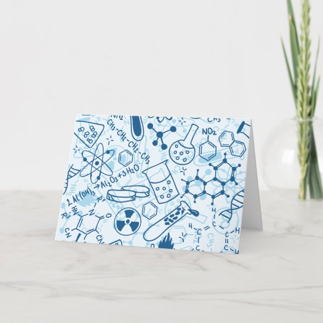 Cartão de Nota de Química (Frente)