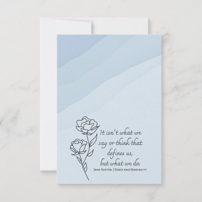 Cartão de Nota de Reserva Personalizável (Frente)