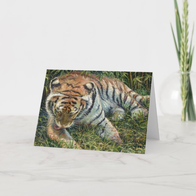 Cartão de Nota de Vazio "Aproximação da Manhã" (Frente)