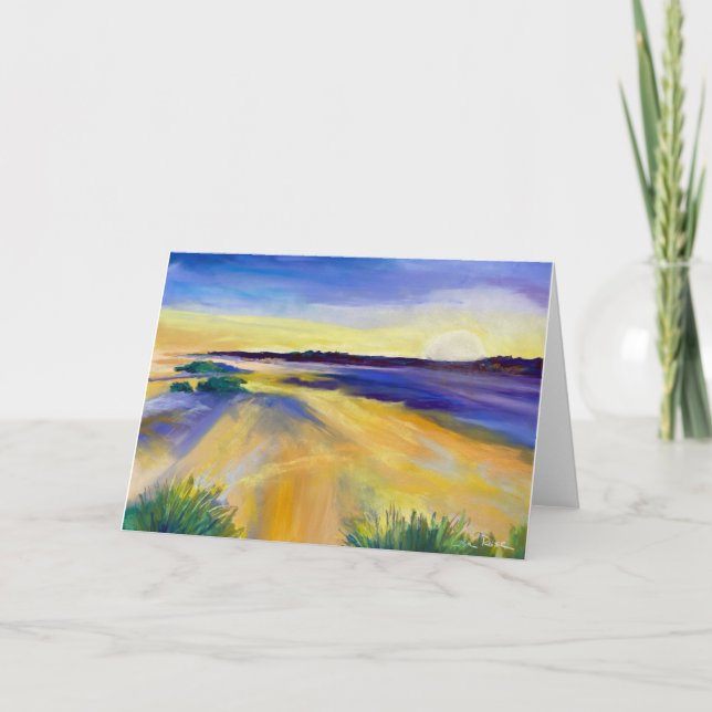 Cartão de Nota de Vazio "Blast of Sunrays" (Frente)