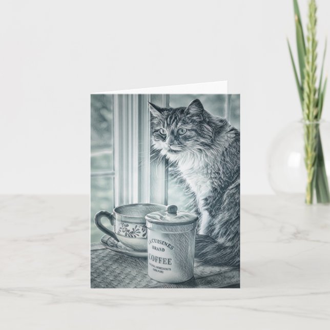 Cartão de Nota de Vazio Café Domingo (Frente)
