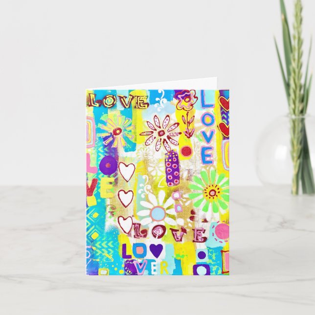 Cartão de Nota de Vazio de Amor (Frente)