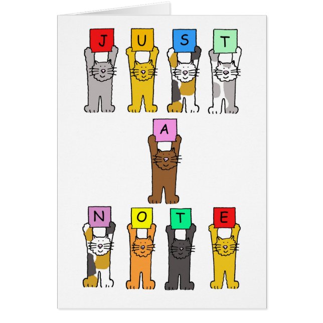 Cartão de Nota de Vazio do Cat Lover (Frente)