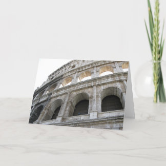 Cartão de nota de vazio do Roman Colosseum