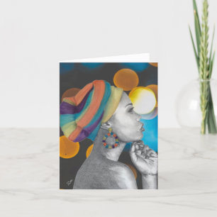 Cartão de Nota de Vazio QUEENCONFIDENCE