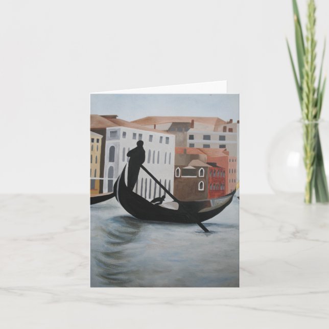 Cartão de Nota de Veneza (Frente)