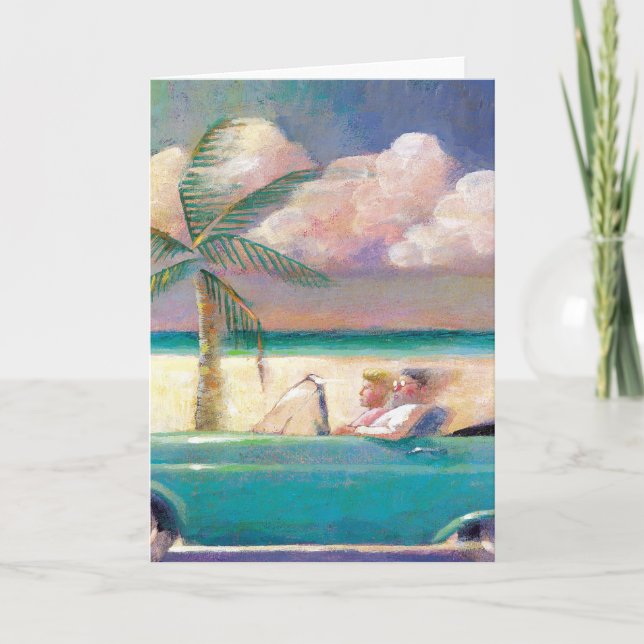 Cartão de nota de viagem da Florida Road (Frente)