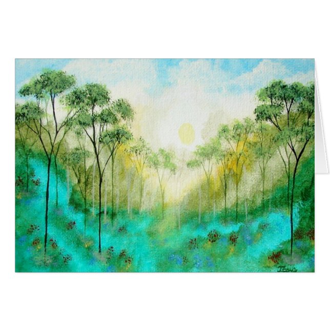 Cartão de nota do cumprimento da serenidade da (Frente Horizontal)