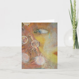 Cartão de nota do destino