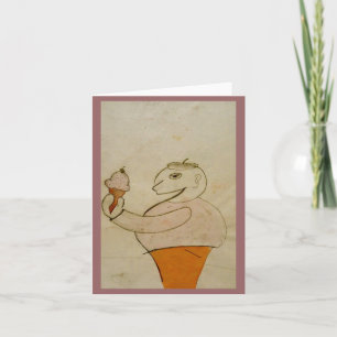 Cartão de Nota do Homem do sorvete, por Brad Hines