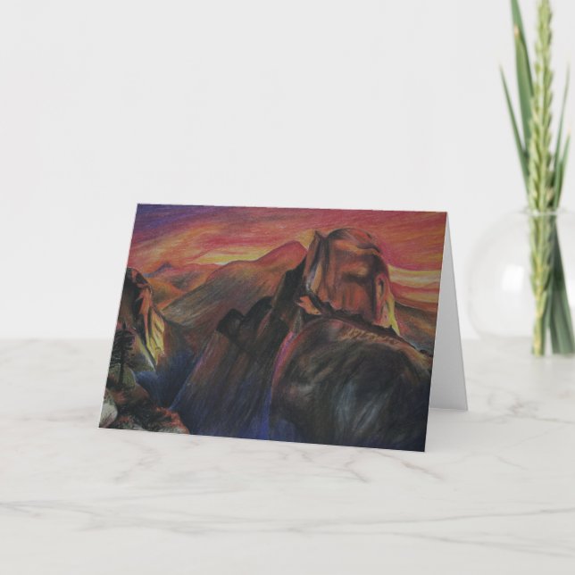 Cartão de Nota do Parque Nacional Yosemite (Frente)