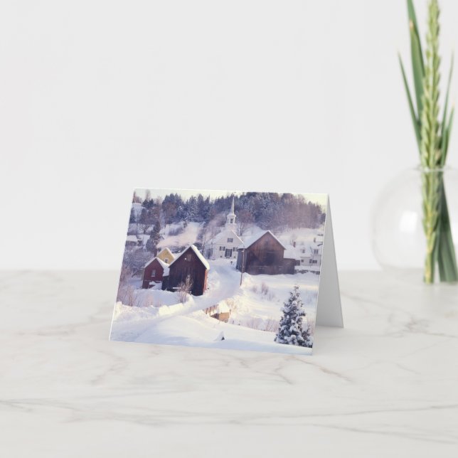 Cartão de Nota do Rio Waits Vermont (Frente)