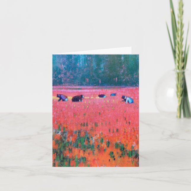 Cartão de Nota Dobrada Clássica (Frente)