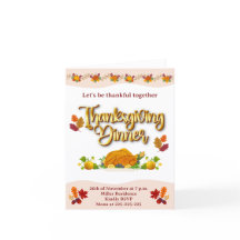 Cartão de Nota Dobrada 'Graças'