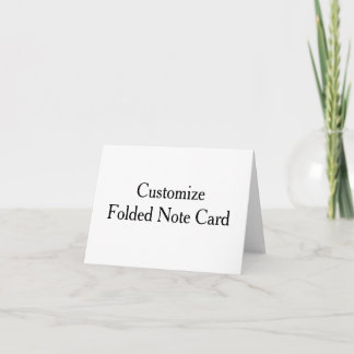 Cartão de Nota Dobrado 4" x 5.6"