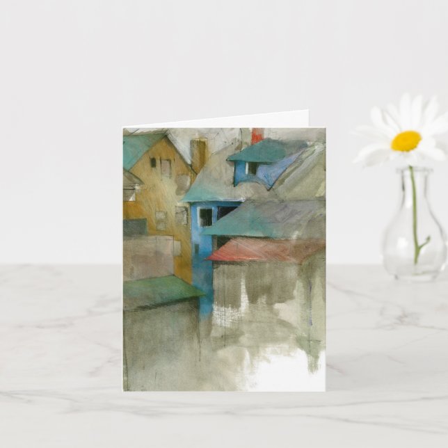 Cartão de Nota Dobrado Personalizado (Planta pequena)