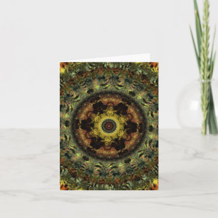 Cartão de nota Dusk Mandala Africano