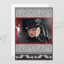 Cartão de Nota Edwardian