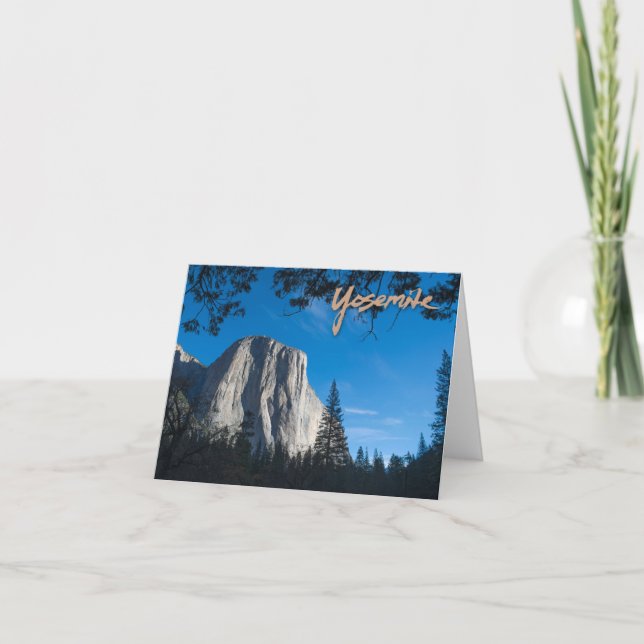 Cartão de Nota El Capitan Yosemite (Frente)