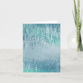 Cartão de Nota em Branco de Arte Abstrata