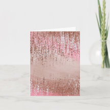 Cartão de Nota em Branco de Arte Abstrata