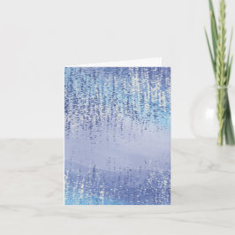 Cartão de Nota em Branco de Arte Abstrata