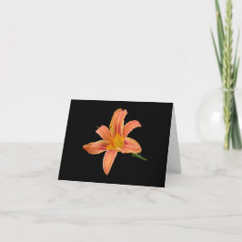 Cartão de Nota em Branco 'Tiger Lily'