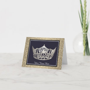 Cartão de nota feito sob encomenda da coroa do