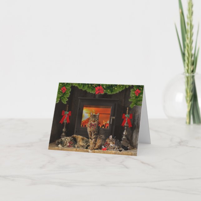 Cartão de Nota "Feliz Natal" (Frente)