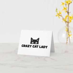 Cartão de Nota Folgada/Cartão de Saudação de Gato 