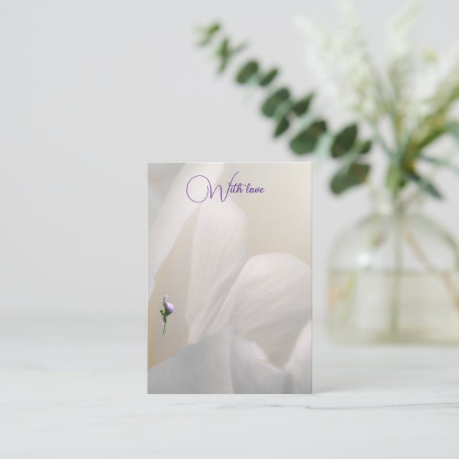 Cartão de Nota Folha Única (Em pé/Frente)