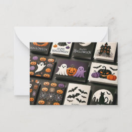 cartão de nota folha única