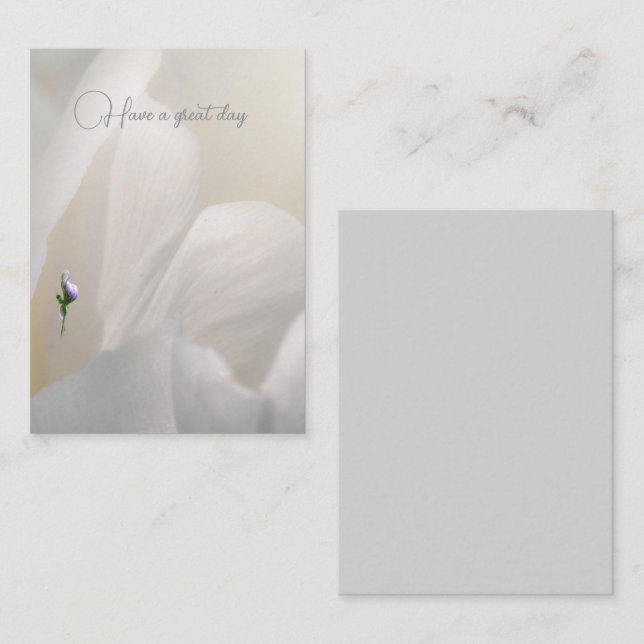 Cartão de Nota Folha Única (Frente/Verso)