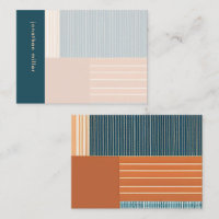 Cartão de Nota Geométrica Moderno
