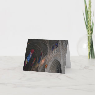 Cartão de nota gótico do renascimento