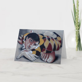 Cartão de Nota "Harlequin Doll" do Tom X