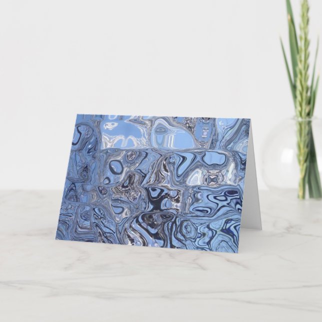 Cartão de Nota "ICE BLUE" (Frente)